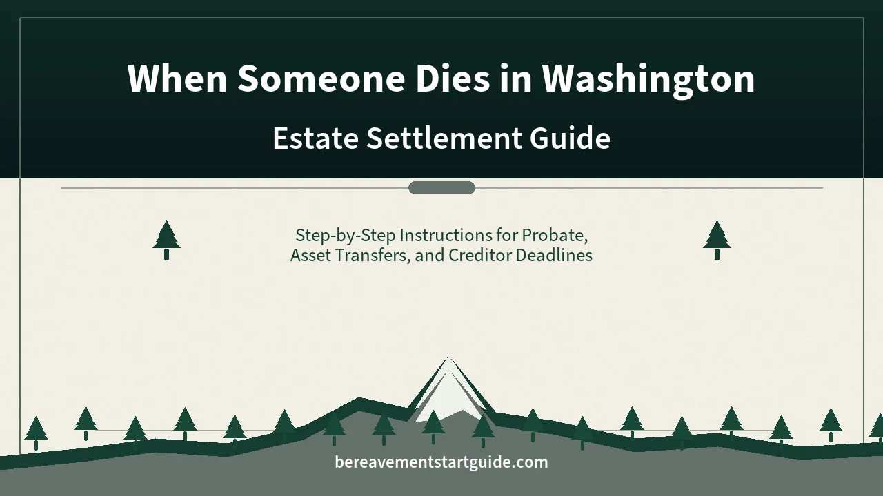 Washington Estate Settlement Guide — Master the 2026 Probate Overhaul