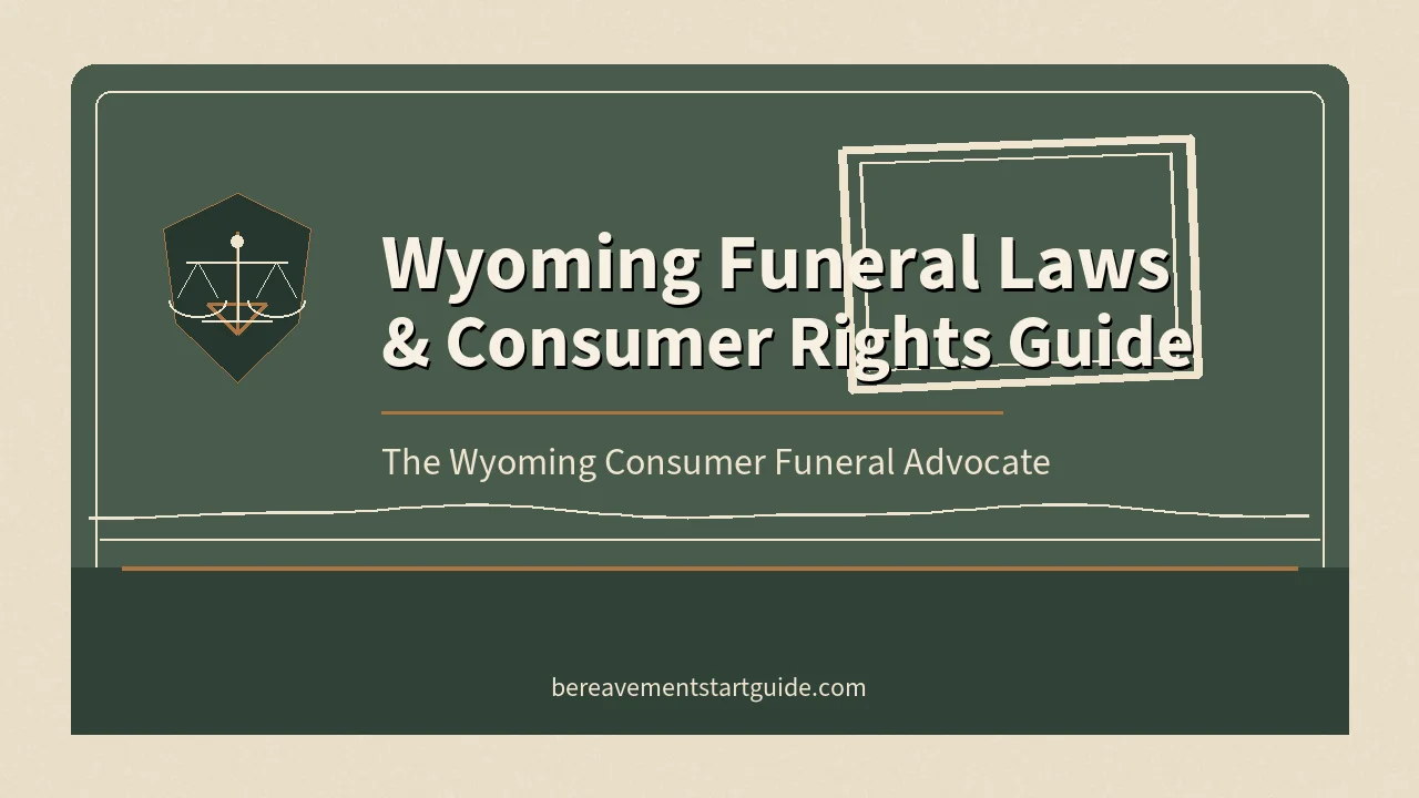 Wyoming Funeral Laws — Know Your Rights, Cut Costs